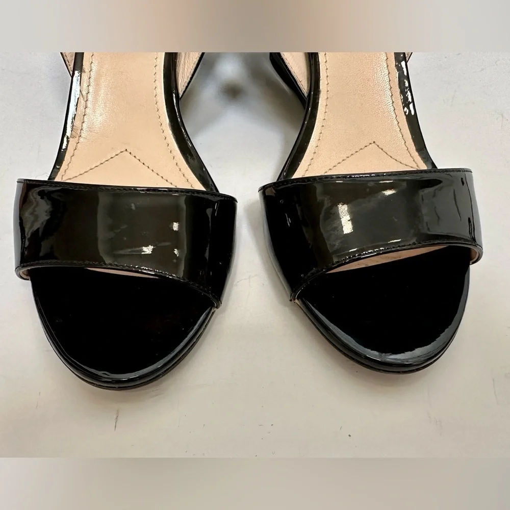 Prada Patent Leather Wedge Sandal size 38 - Picture 5 of 6